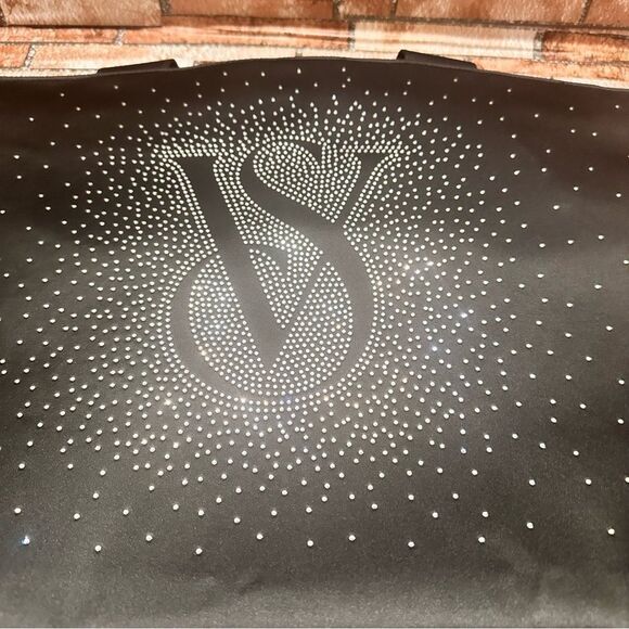Victorias Secret shine Tote Black Bag - Picture 9 of 9